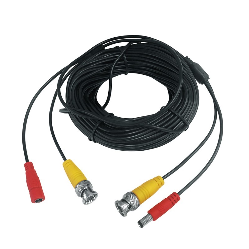 Kabel video+napájení s konektory, 18m (pro AHD kamery)
